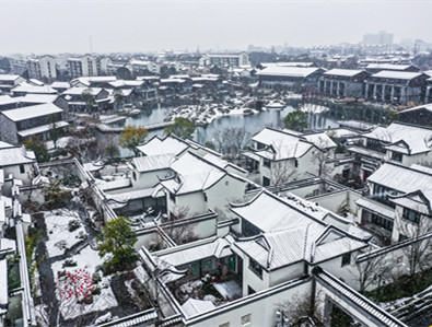 Snow in Gaochun Graceland